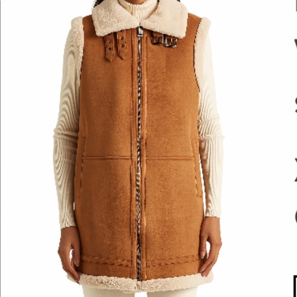 Ralph Lauren Faux Shearling Vest - Picture 2 of 6